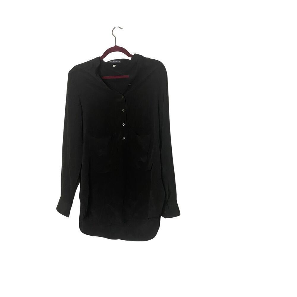 Caroline Freese Black Silk Top Size 44